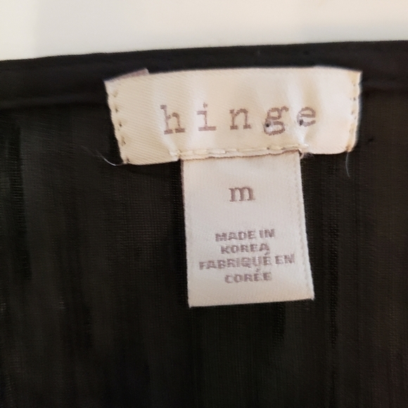 NORDSTROM Hinge Black Gold Metallic Whimsigoth Witchy Boho Bling Medium EUC - Picture 11 of 12